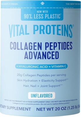 Vital Proteins Collagen Peptides Unflavored Powder,1.5 lbs.